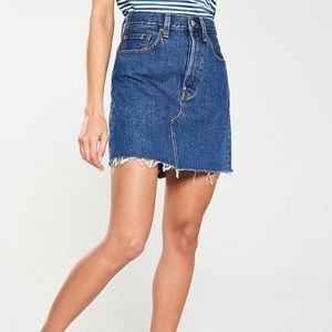 Levi Strauss Deconstructed Denim Skirt